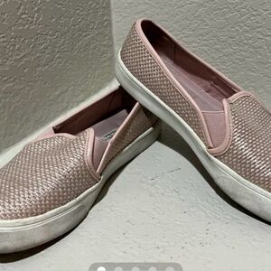 Simply Vera by Vera Wang Peach Woven Slip-On Sneakers